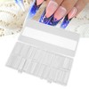 No C Curve Square Flat Nail Tips, 240 Piezas de
