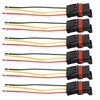 Saihisday 6 Pcs Pulse Power Plug Pigtail Connector Replacement for