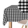 Martina Home TEFLONATED TABLECLOTH MADE Vichy Black 250X140 CM