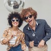 Rhode Island Novelty 2" Disco Ball Necklace