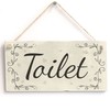 Toilet - Handmade Shabby Chic Wooden Sign/Plaque