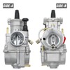 JUUDDENPARTS 34MM Power Jet Carburetor, Motorcycle Carburetor Carburettor for 2/4