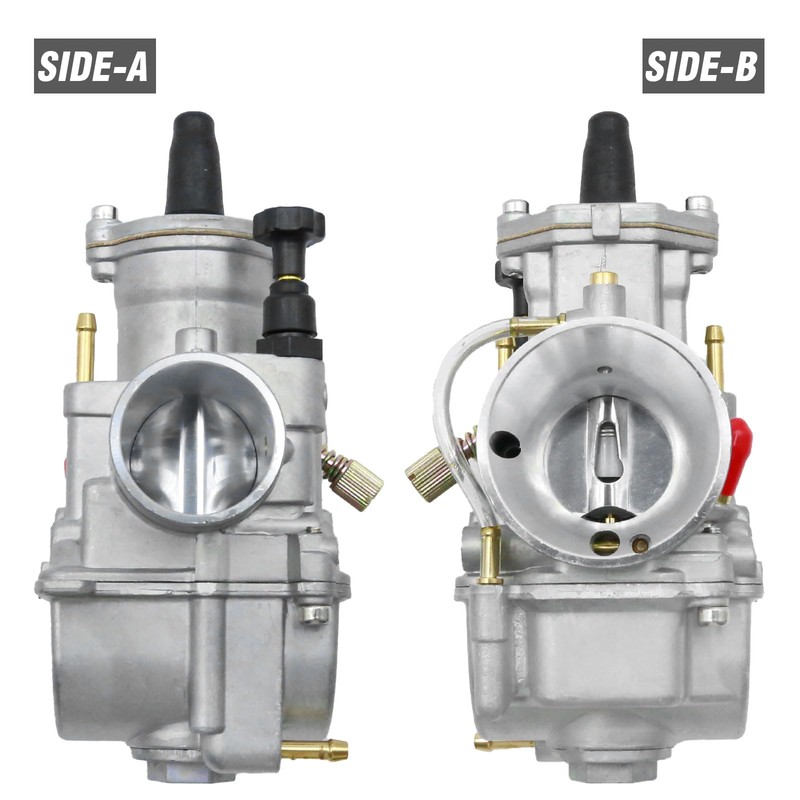 JUUDDENPARTS 34MM Power Jet Carburetor, Motorcycle Carburetor Carburettor for 2/4