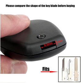 3 Buttons Dacia Key Fob Replacement Key Shell for Renaul-t Clio Kangoo Master Modus Trafic Movano Duster Dokker Logan Sandero, Fit for Opel Movano Vivaro Key Cover Repair Kit