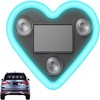 Solar-Powered Heart-Shaped LED Neon Light for Car & Outdoor Decor