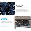 TSUGAMI Car Sun Visor Organizer, PU Leather Vehicle Sunshade Storage