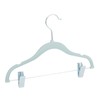 Juvale 24-Pack Light Blue Velvet Hangers for Baby & Kids