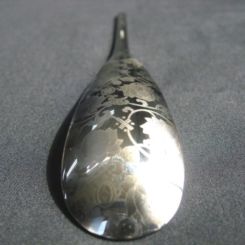 Nagao IKI Dinner Spoon, Lotus, 7.5 inches (19.2 cm), 18-8