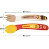 Skater SFB2 Children's Spoon and Fork Set, Burger Conx, Mix,