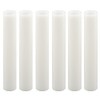 6 Inch Tall White Plastic Candle Covers Sleeves,Chandelier Socket Sleeves,Candelabra