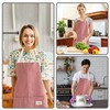 Chef Kitchen Aprons, Adjustable Apron with Pocket, Cooking Apron, Waterproof