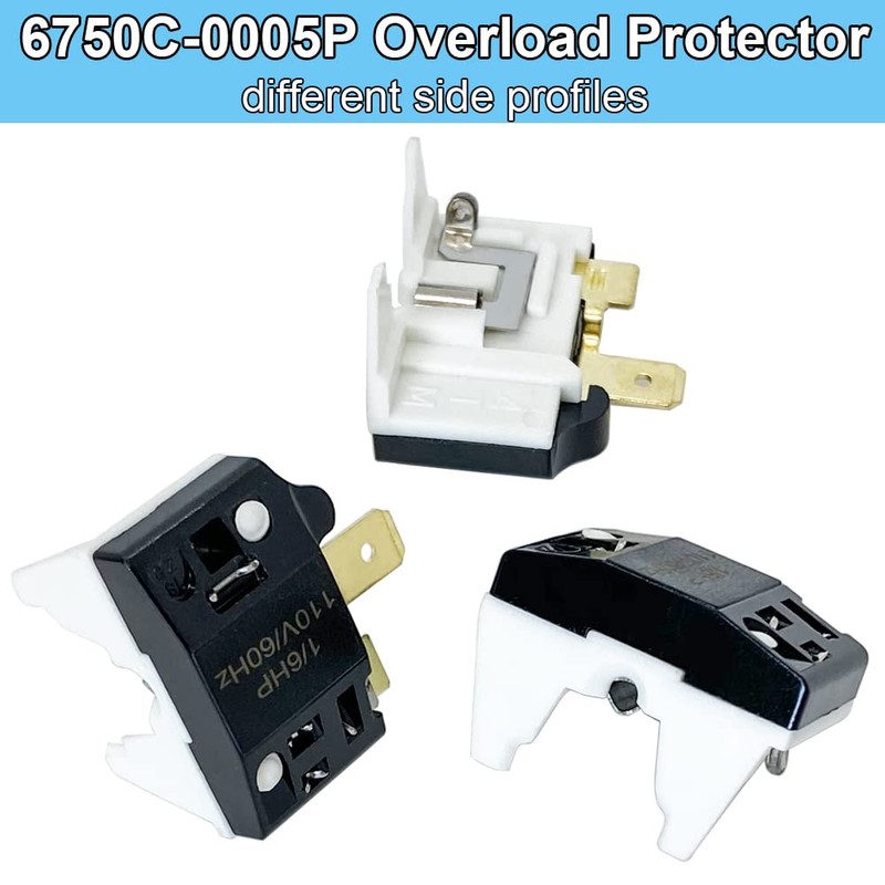 QP2-4.7/ QP2-4R7 4.7Ohm Refrigerator 3 Pin PTC Start/Starter Relay w/Refrigerator
