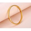 AT Jewellery - 14ct Yellow Gold Filled Plain Simple Openable