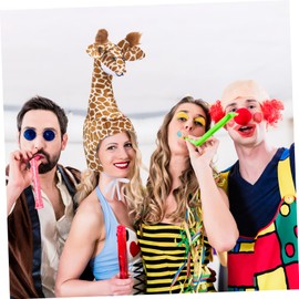 BESTonZON Berretto interattivo per animali – Costume da giraffa per adulti e bambini, performance, cappello da giraffa