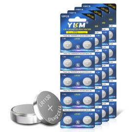 YKM AG10 LR1130 Battery L1131f L1131 L1131c 389 390 LR54 LR 1130 1.5V Alkaline Batteries 40 Pack