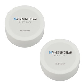 Magnesium Cream, 1.4 oz (40 g), Set of 2, High Magnesium Blend, Fragrance-free, Mineral-Rich, For Sports