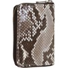 Berkut Diamond Python Coin Purse, Glossy YKK Zip, Feng Shui