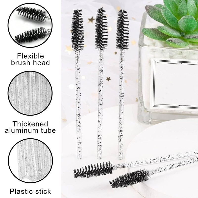 BAHME Eyelash Brush, Eyelash Brushes, Disposable Eyelash Brushes, Mascara Wands,