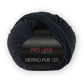 PRO LANA Merino Pur 125 – Colour: 99 – 50 g/Approx. 125 m Wool