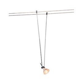 SLV TELESKOP | Seilleuchte für TENSEO Niedervolt-Seilsystem, Decken-Leuchte | chrom, max. 20W