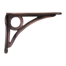 RCH Hardware BK-IR8015-142 Iron Lighthouse Shelf Bracket, 5.6 Inch, Antique Copper