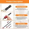 OAOJUBR Drill Bit Extension, 1/4 Magnetic Extension Set, High-Precision with