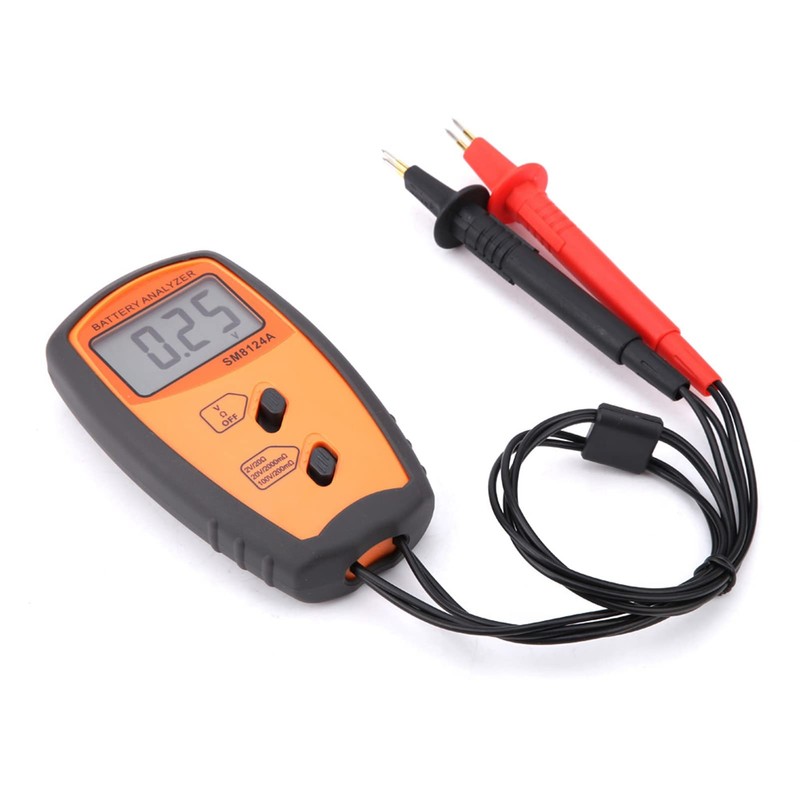 SM8124A Battery Tester LCD Display Voltmeter Digital Battery Voltage Tester