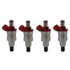 Waltyotur - 4 inyectores de combustible G609-13-250 de repuesto para