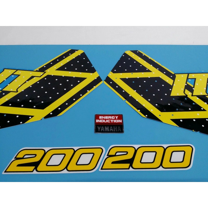 YAMAHA IT200 1985 TANK DECAL GRAPHIC SET(#Y42)