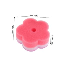 Mikinona 5pcs Scrubbing Sponge Dual Side Clean Sponge Reusable Dish Sponge Kitchen Cleaning Sponge Scrubber Household Sponge Scrub Sponges Kitchen Sponge Car Washable Dish Sponges Scrub Pad