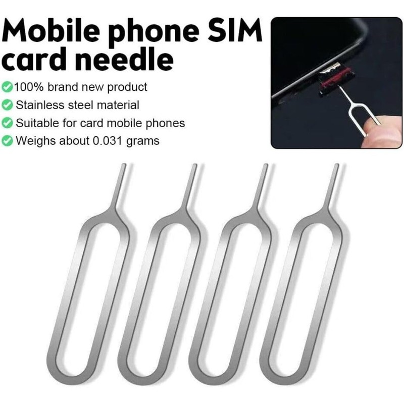 10 Pcs Sim Card Ejector Pin, Sim Card Tray Removal