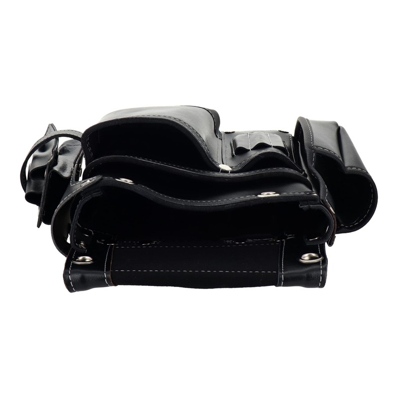 DBLTACT DTL–99–BK 582505 Genuine Leather Waist Bag, Black