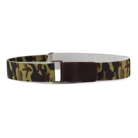 Ladeheid Boys Belt Elastic Belt 1-12 Years P15 (Moro-Khaki/Brown, 5-12 Years)