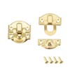 sourcing map 2pcs Suitcase Clasp, Small Size Jewellery Wooden Box