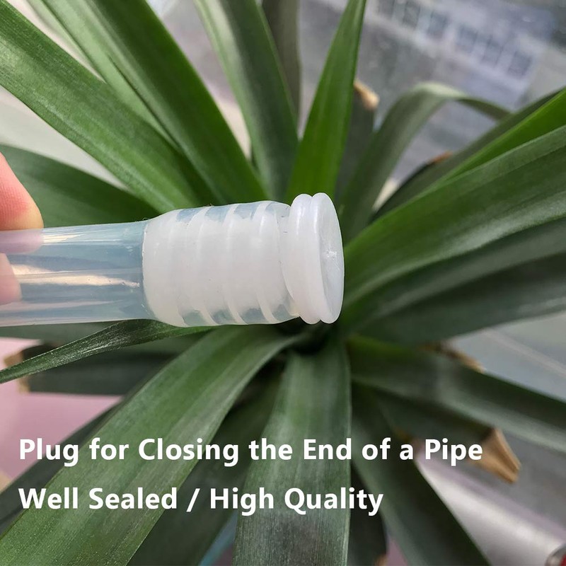 Quickun Plastic 1/2" Pex Barb Plug End Cap Pipe Crimp