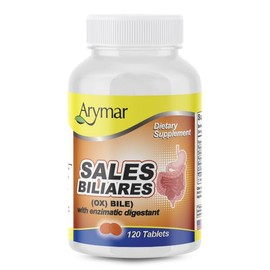 Arymar Sales Biliares Ox Bile with Digestive Enyzmes 120 Tablets