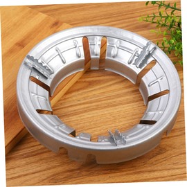 Gadpiparty 2Pcs Gas Stove Windproof Cover Cast Brackets for Enhanced Flame Concentration Energy Saving Cookware for Outdoor Cooking and BBQ