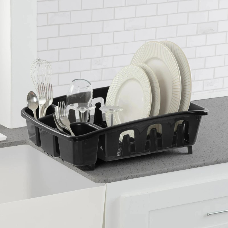 Sterilite Dish Drying Rack, Sterilite Dish Rack with Self Draining