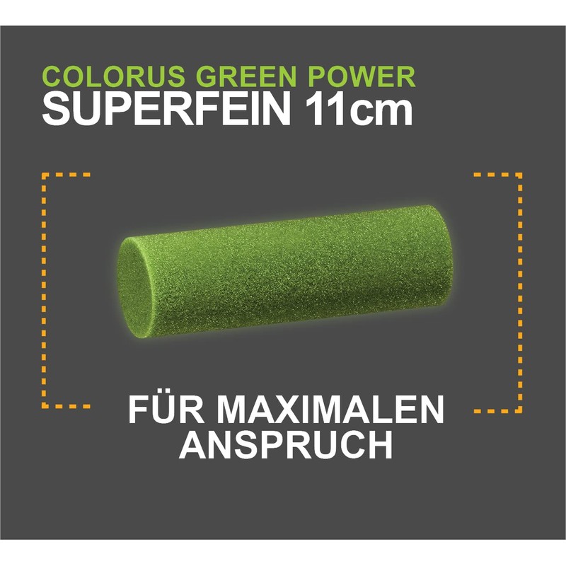 Colorus Paint Set: 7 x Foam Rollers 11 cm Straight
