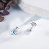 Sea Turtle Earrings Sterling Silver Turtle Screw Back Stud Earrings