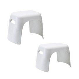 Lifestyle bathroom non-slip bath chair movable simple footrest, low type / 생활살림 욕실 미끄럼방지 목욕 의자 이동식 간이 발받침대, 낮은형