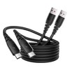 Type-C to A Cable USB C Cable 2-Pack 6FT