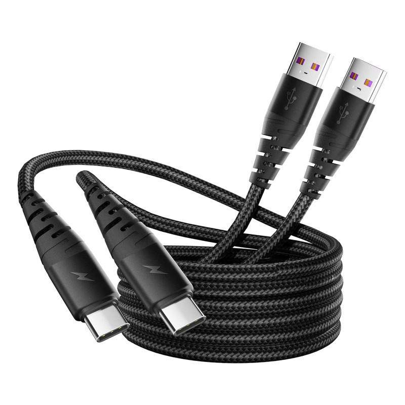 Type-C to A Cable USB C Cable 2-Pack 6FT