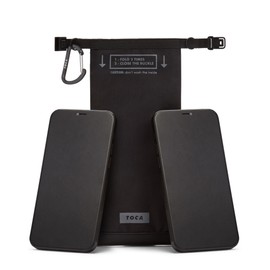 TOCA No Signal Sleeve - RFID Blocking Faraday Bag, Keyless Go & Smartphone/Laptop Protection, Data Privacy Shield, Water-resistant, Compact Black