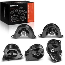 A-Premium 5PCS Engine Motor Mount and Transmission Mount Set Compatible with Honda Civic 1992-1993, Civic del Sol 1993, Manual Transmission, Replace# 50810SR3983 50805SR3010
