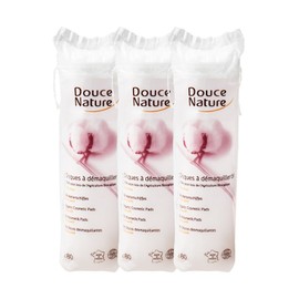 Doosnatur Cosmetic Pad Cotton Pad Round, 80 Sheets, 3 Pieces / 두스나뚜르 코스메틱 패드 화장솜 원형, 80매입, 3개