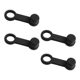 Wevdn 4 PCS Brake Bleed Nipple Cap, Automotive Rubber Brake Bleed Screw Cap Replacement, Universal Brake Bleed Nipple Dust Cover for Cars Motorcycles Bicycles, Car Accessories