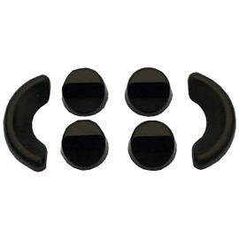 Acclaim Umpire Solid Rubber Bowling Measuring Wedges 6 Set 4 Round 2.8 cm x 1.5 cm 2 Semi Circle 6 cm x 2.5 cm