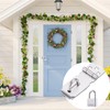 Door Lock Hasp with Door Lock and Screws, Stainless Steel