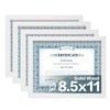 Egofine 8.5x11 Picture Frames Set of 4, Made of Solid